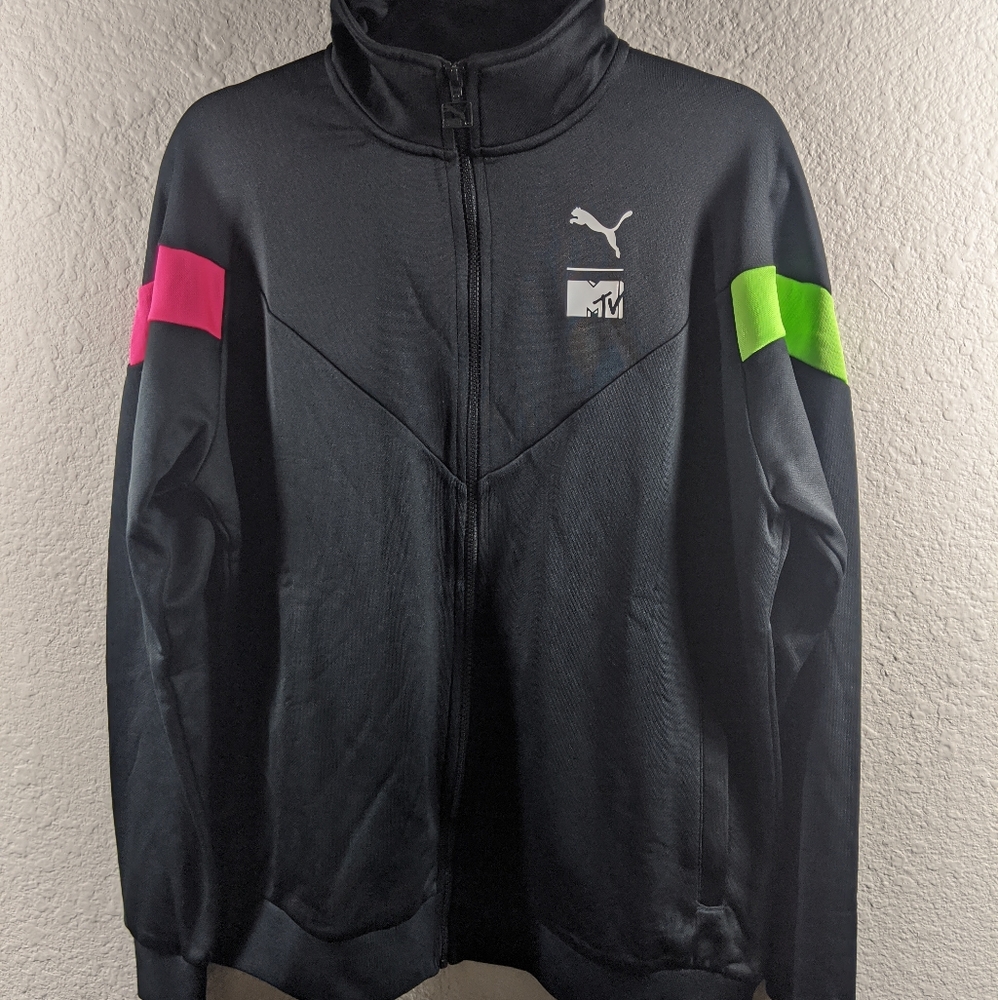 Brand New Large Black Puma x MTV Track Jacket